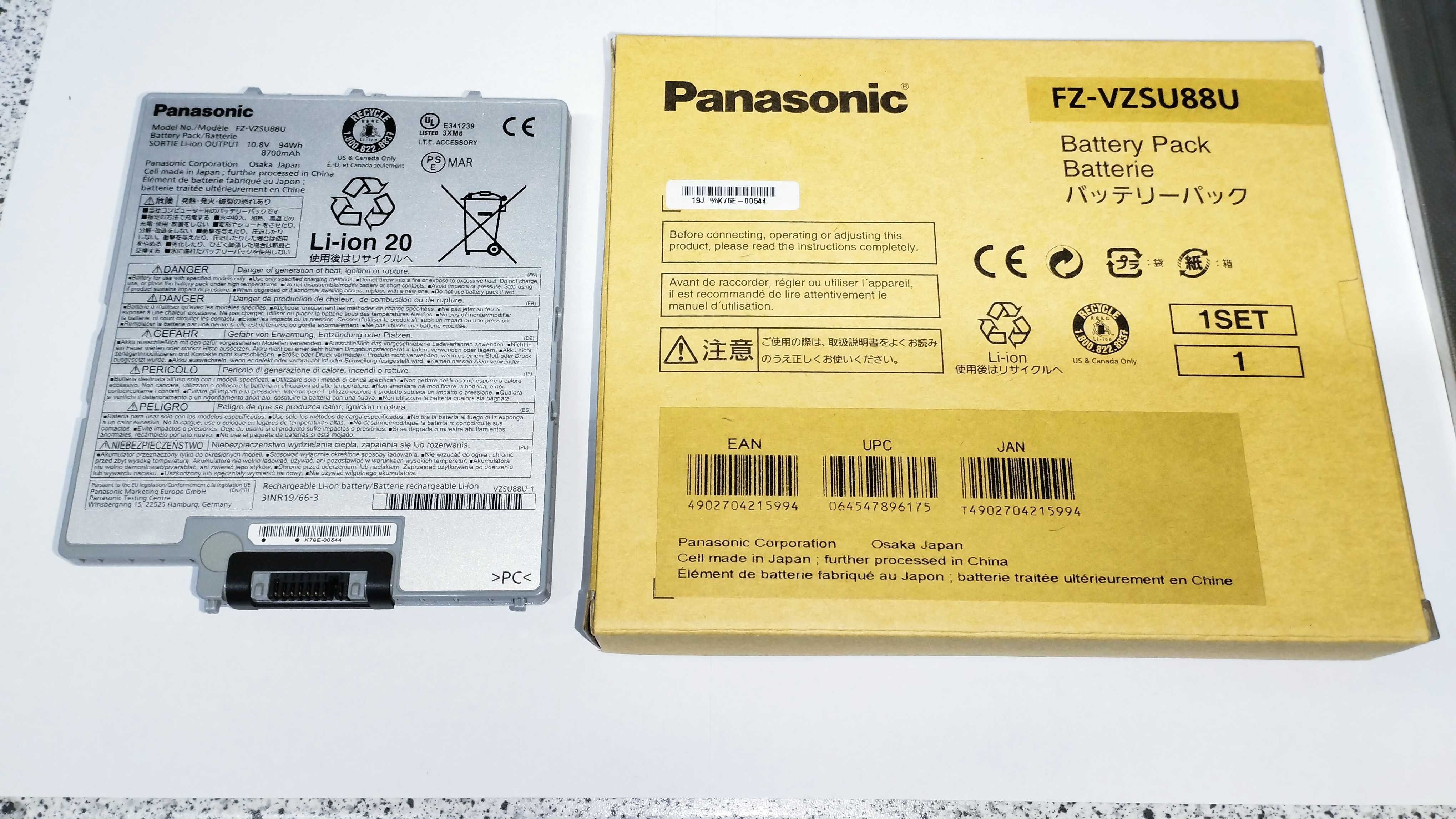 Acumulator Tableta Panasonic FZ-G1 – FZ-VZSU88U Noua Originala