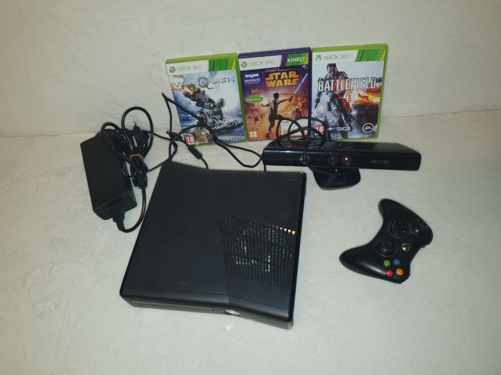 Xbox360 kinect și maneta originala wireless