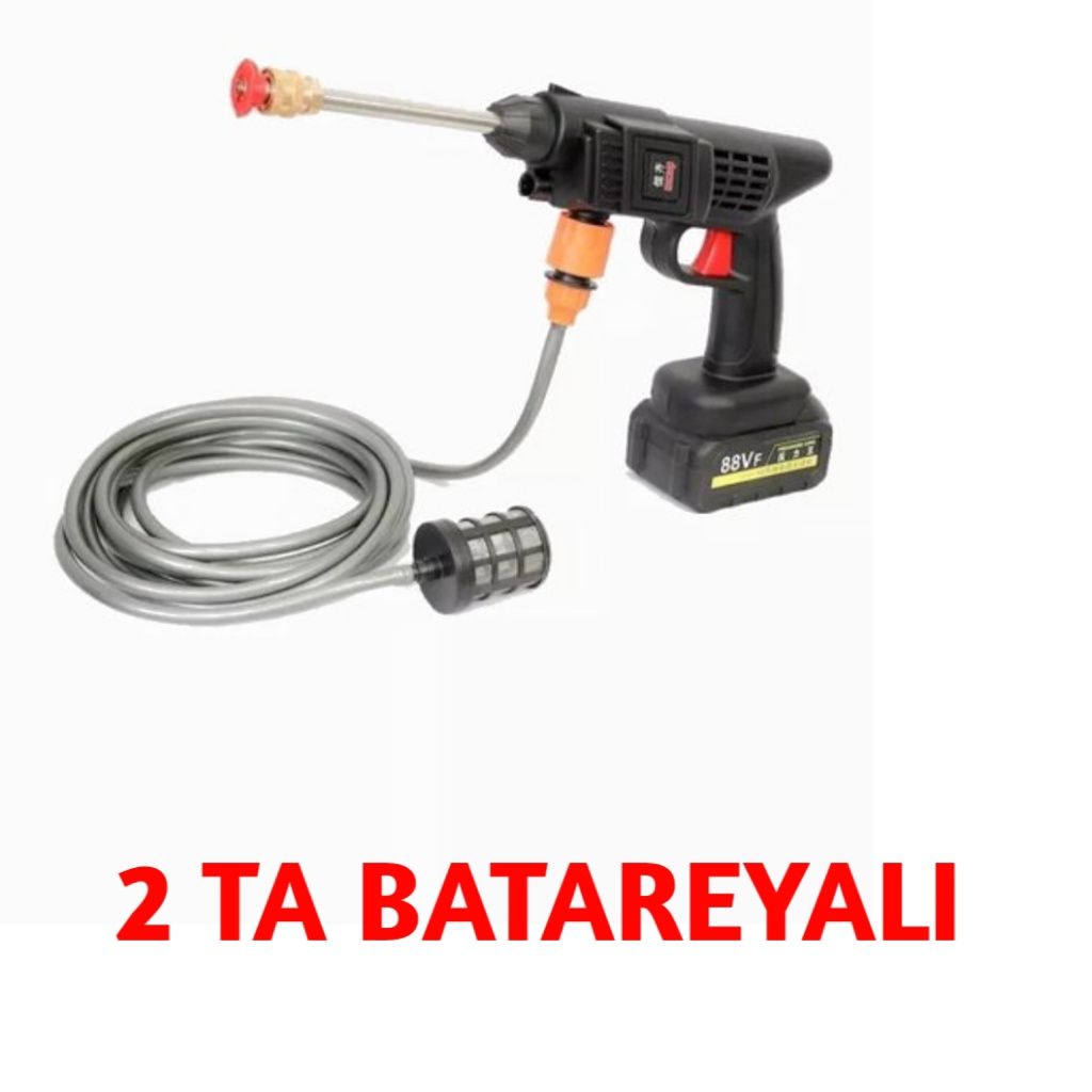 Uy sharoitida mashinalarni yuvish uchun karcher  2 ta batareyali