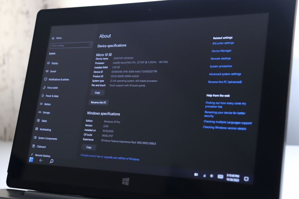 Tabletă Acer Micro 10 SE (Win 10 Pro)