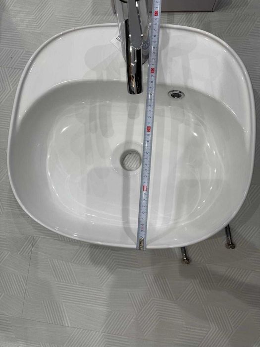 SKATSJon ikea Lavoar cu baterie monocomandă alb 45x35 cm