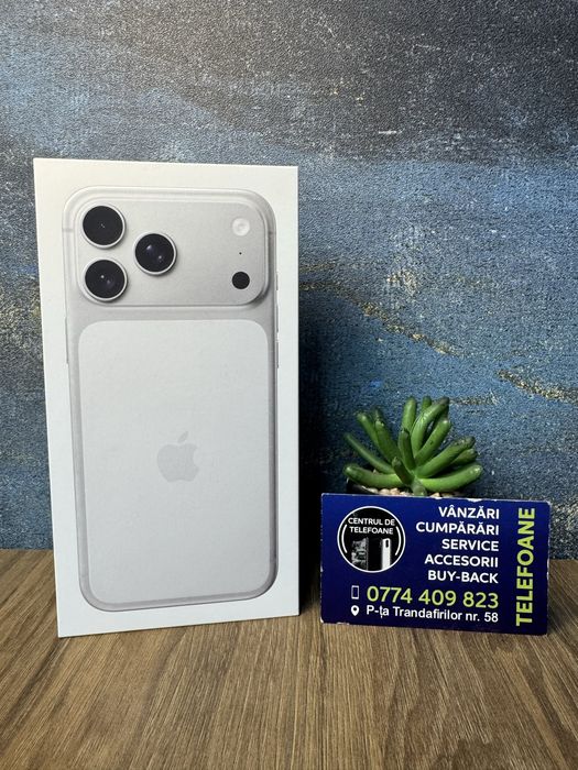 Iphone 17 Pro Max/256Gb/Garantie 2Ani Centrul de Telefoane/Rate