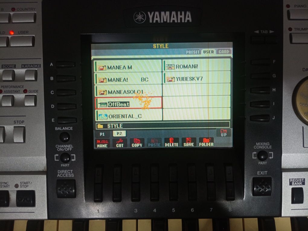 Orga Yamaha psr 3000, mini Tyros 3 clapa