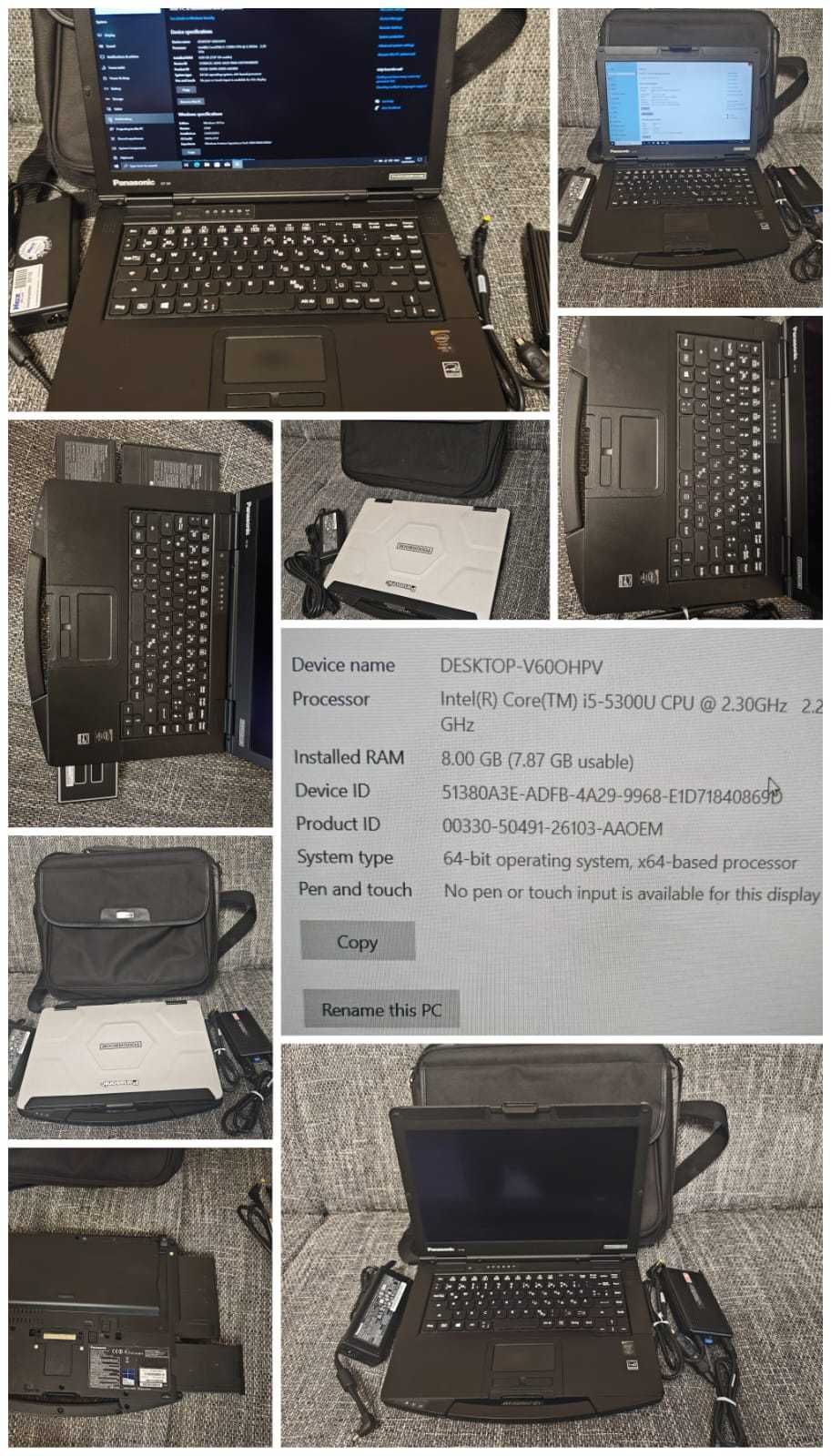 Okazie Laptop Panasonic Cf-54 Mk1 FHD i5 16Gb Ram 512Gb ssd m.2 Win10