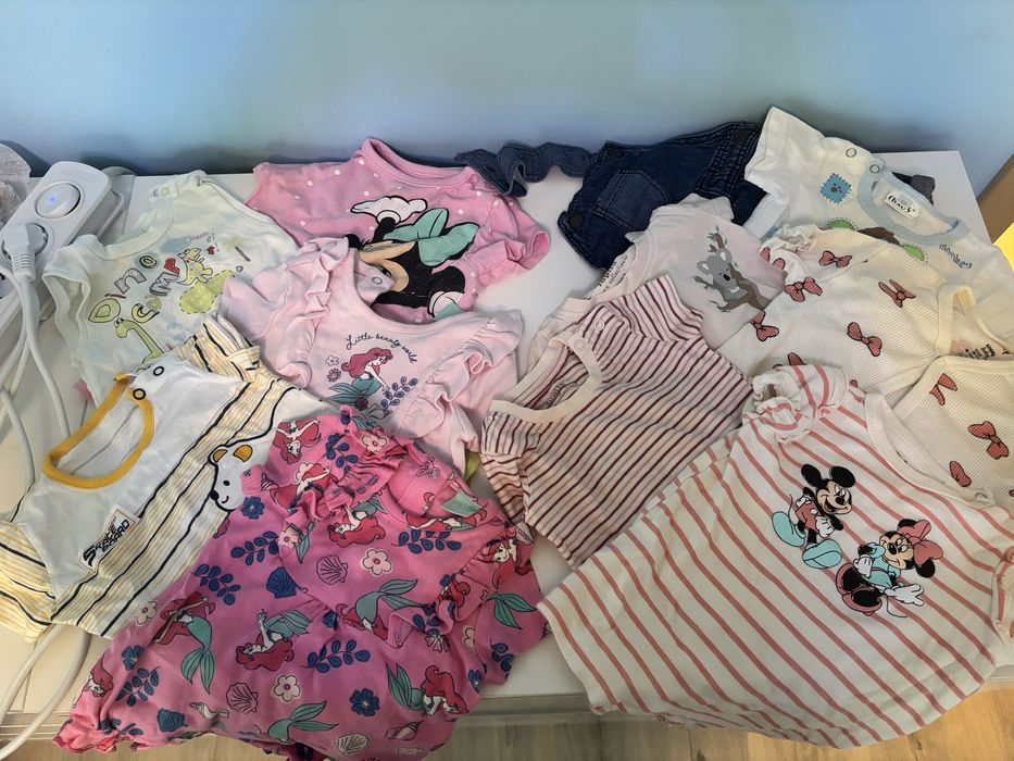 Дрехи за момиче 3-6 68см