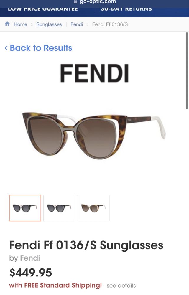 Дамски слънчеви очила FENDI FF 0136