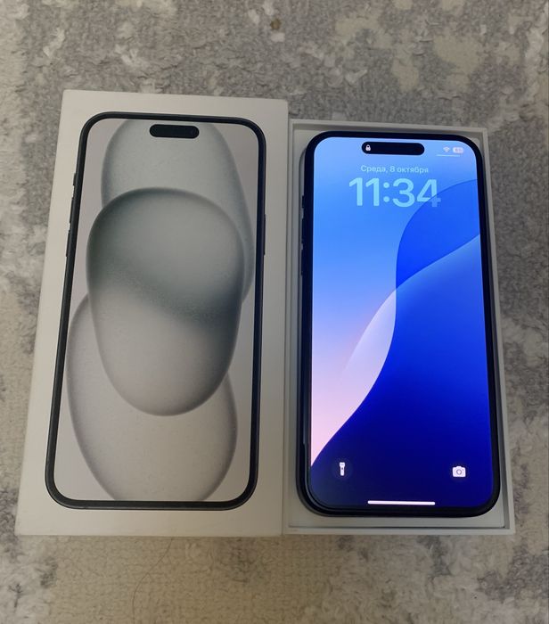Apple 15 Plus/Состояние Новое/128Gb/Ёмкость 100%