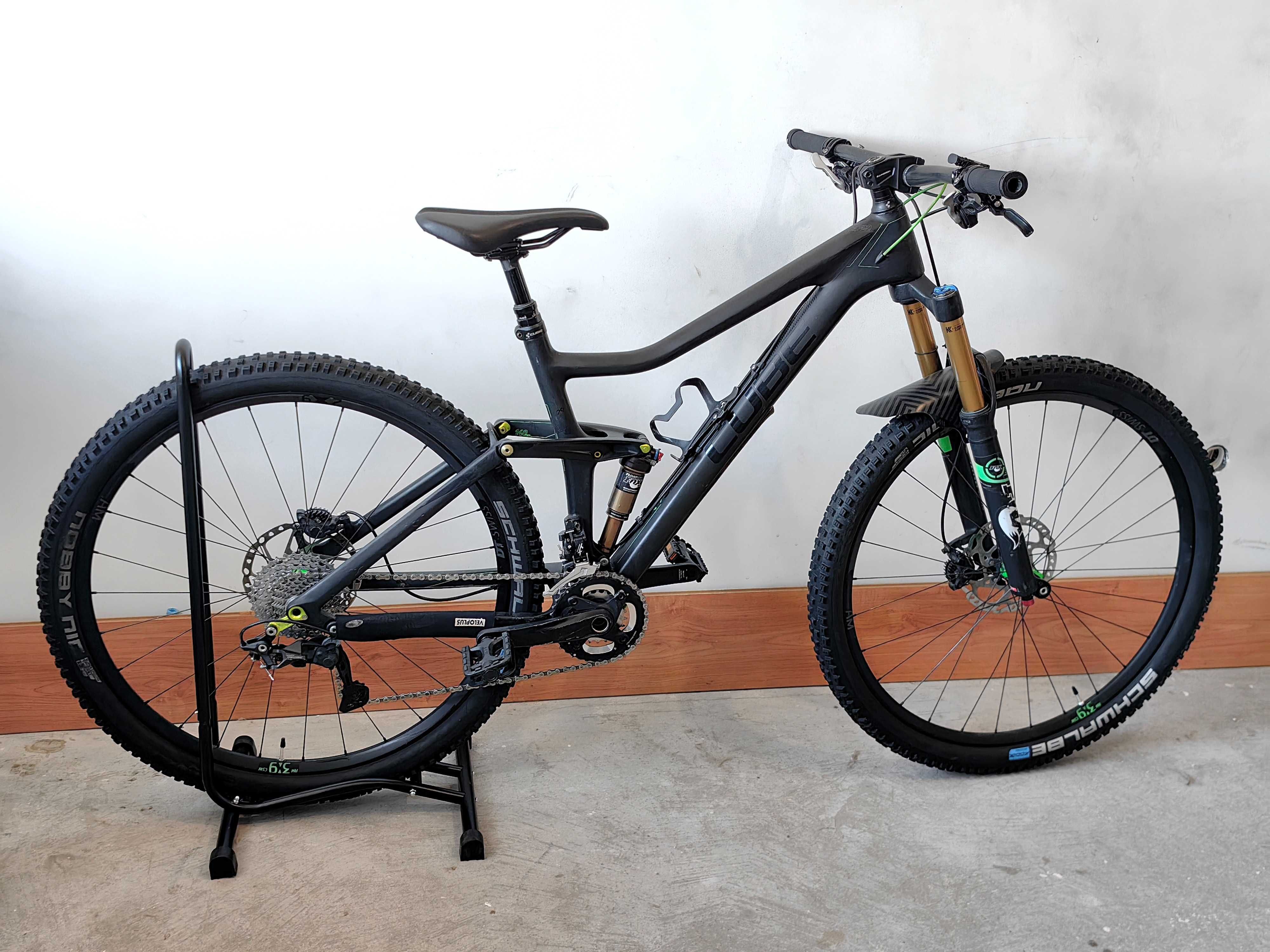Велосипед Cube Stereo 140 Carbon, М размер, 29"