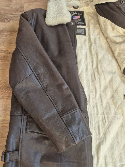 Geaca de piele noua/ USAIRFORCE/ L