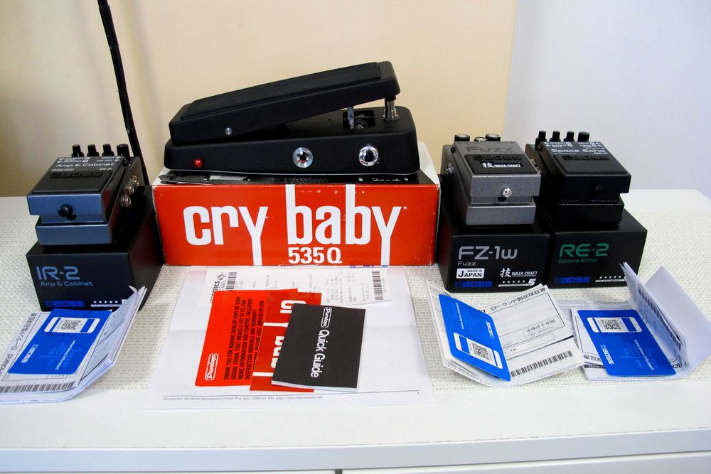 Boss Waza Craft , Cry Baby 535Q – Ефекти за китара и бас в гаранция