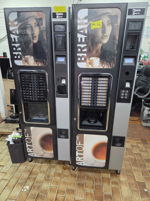 Automat Cafea Necta, Opera