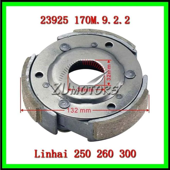 Ambreiaj LINHAI 300 Ansamblu Saboti LINHAI 300 260 Oala 135MM - Cod Original: 23925