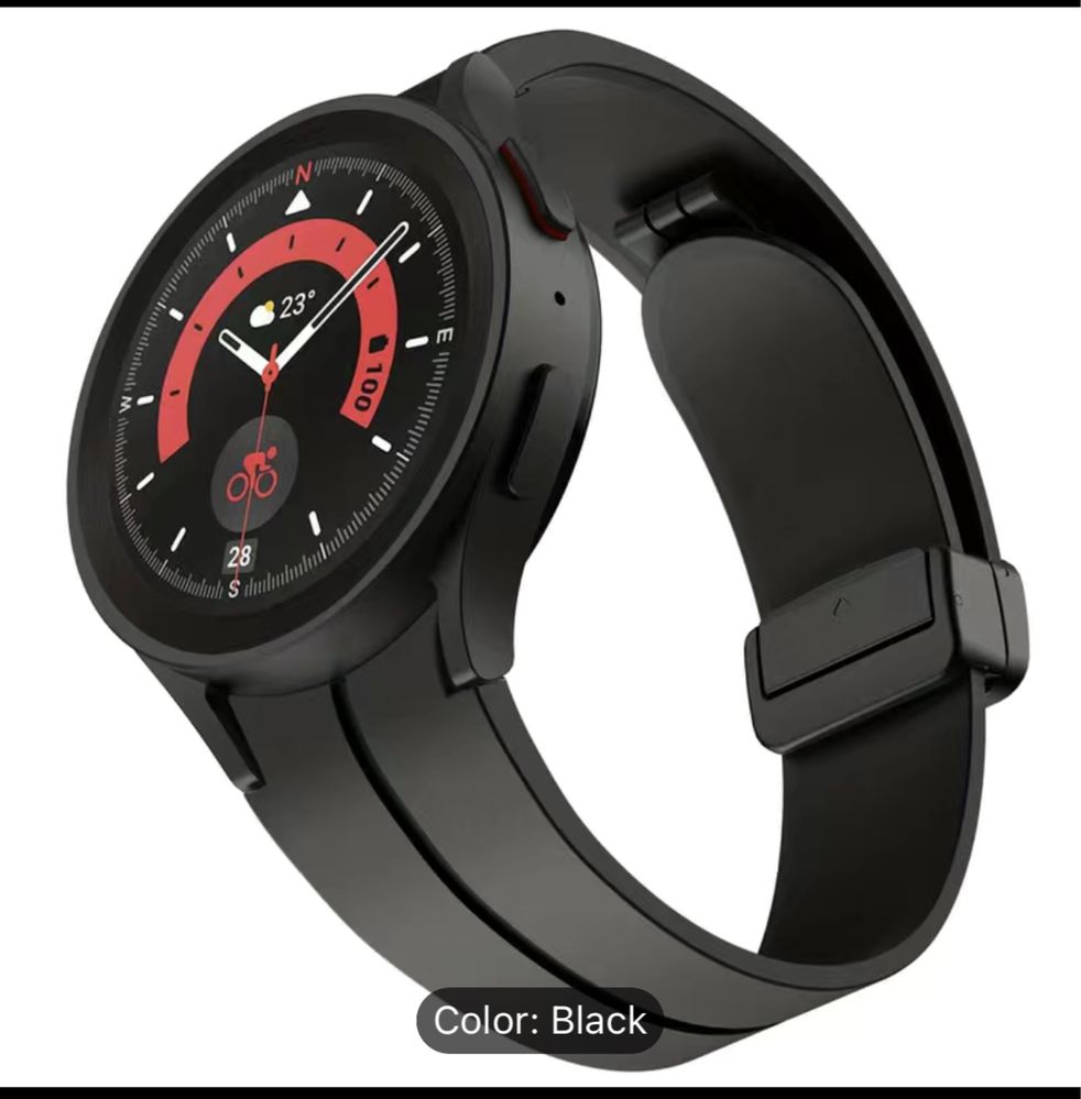 Curea din silicon pentru Watch 5 cu prindere pe magnet