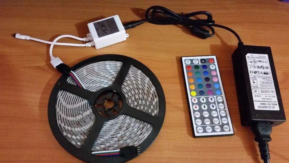 Kit Banda LED RGB 5050 impermeabil Waterproof IP65 1,5,10,15,20 m