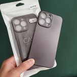 Husa Gri iPhone 15 Pro Max cu Protectie Camera
