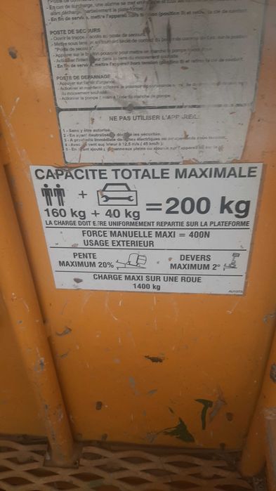 Nacela foarfeca , cu brat,  Toucano, Genie