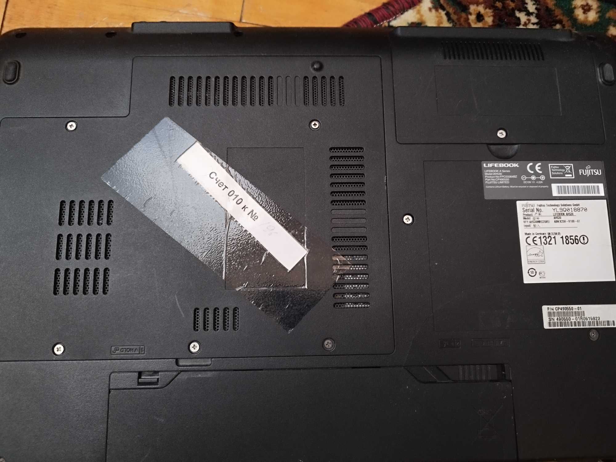 Ноутбук Fujitsu Lifebook AH530 для запчасти