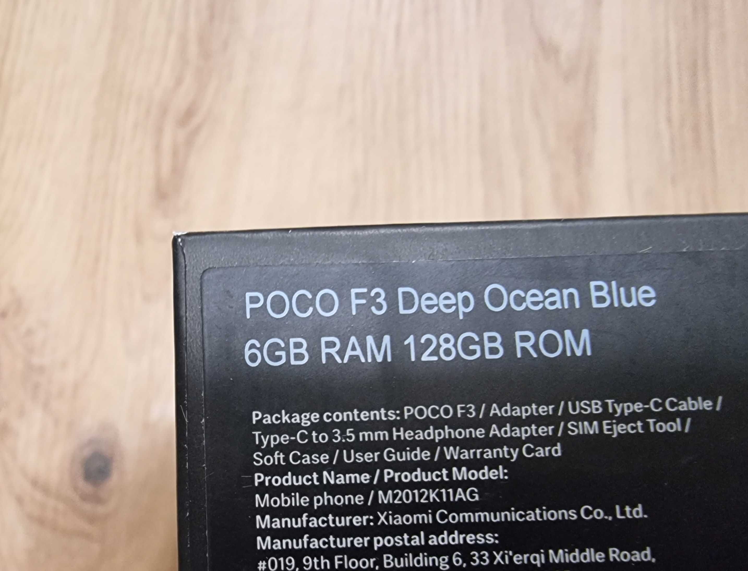 Poco F3 Deep Ocean Blue