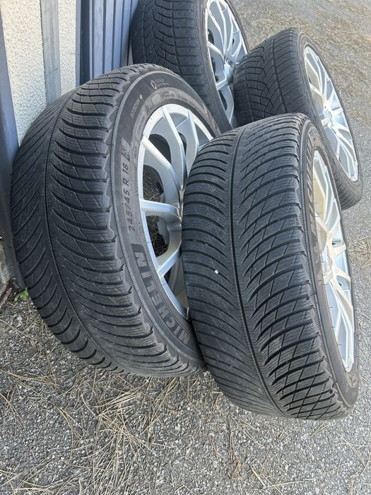 Jante Mercedes E class cu cauciucuri de iarna