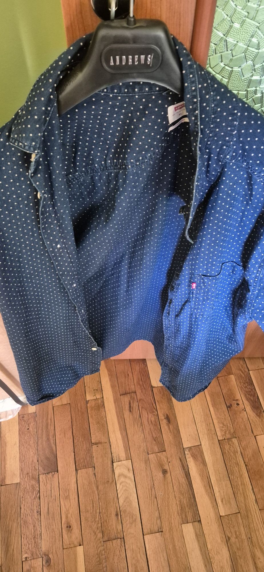 Мьжка риза с кьс ръкав Levis.