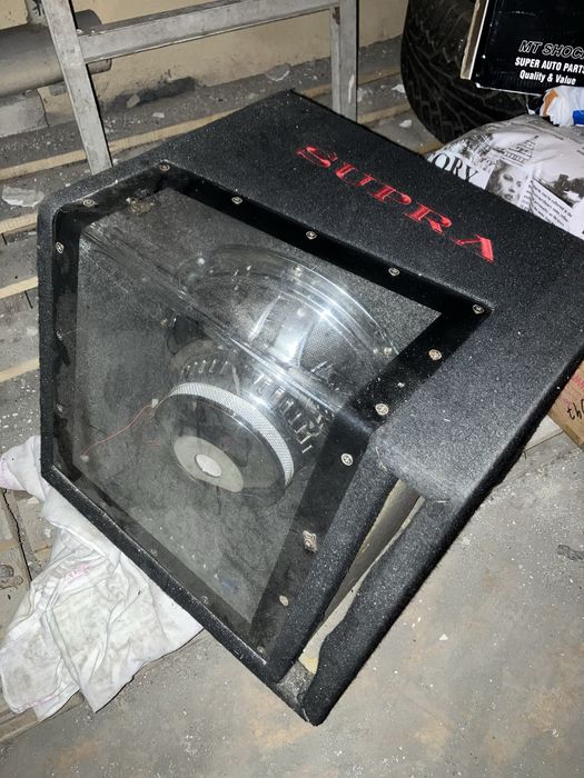 Сабвуфер supra в хорошем состочнии