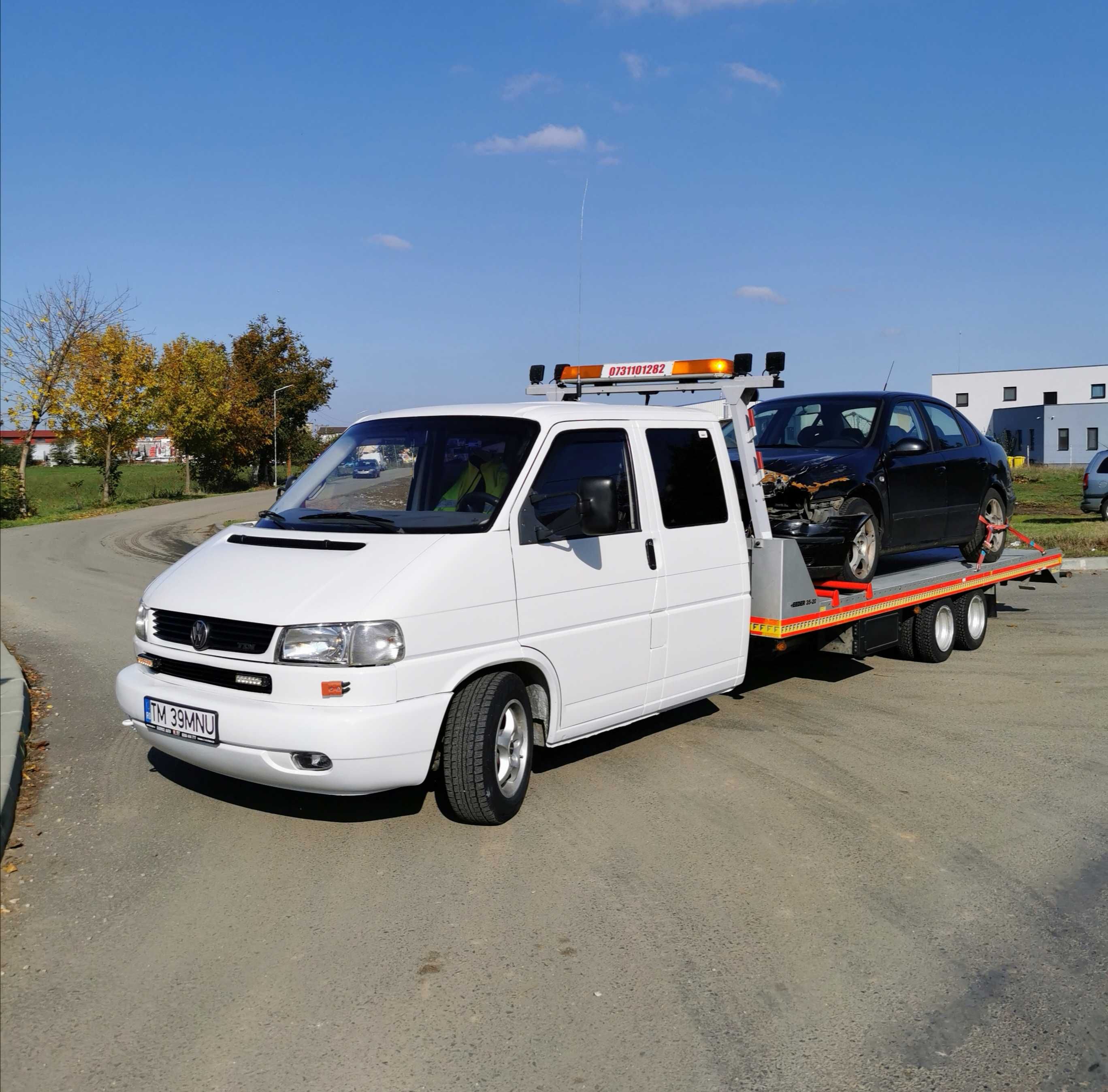 Tractari Timisoara Autostrada A1, Ungaria, Austria  slep platforma