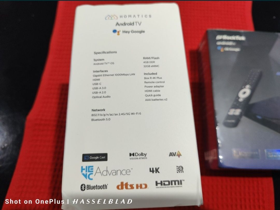 Rocktek G2 64GB Homatics Box R 4K Plus Android 14 мултимедийни плеъри
