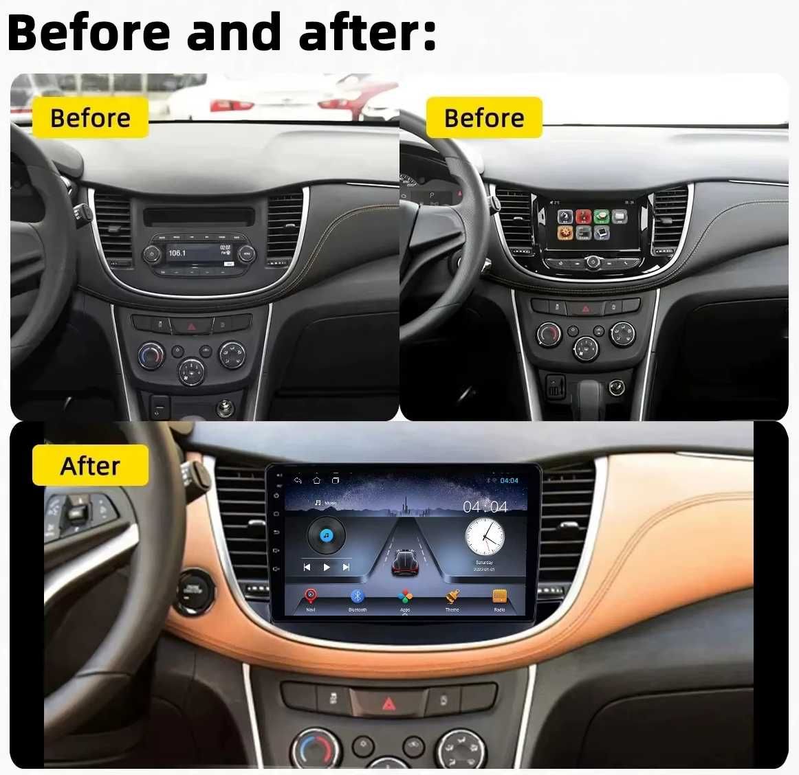 CHEVROLET TRAX 2017/2020 9'' - андроид навигация, 9871