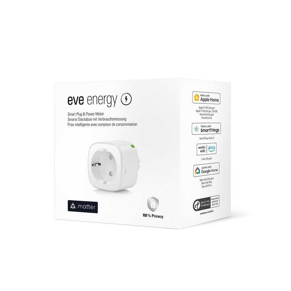 Умен контакт Eve Energy с Matter и Thread поддръжка