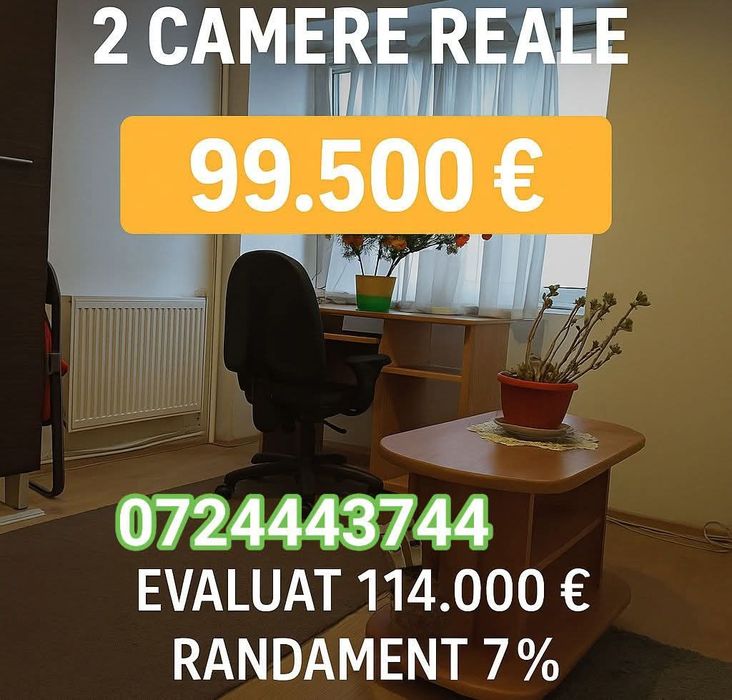 Bomba! Ap 2 camere 40 mp la preț de garsoniera str traian Moșoiu Centr