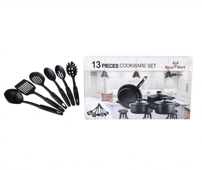 ШОК ЦЕНА - Комплект съдове за готвене от 13 части