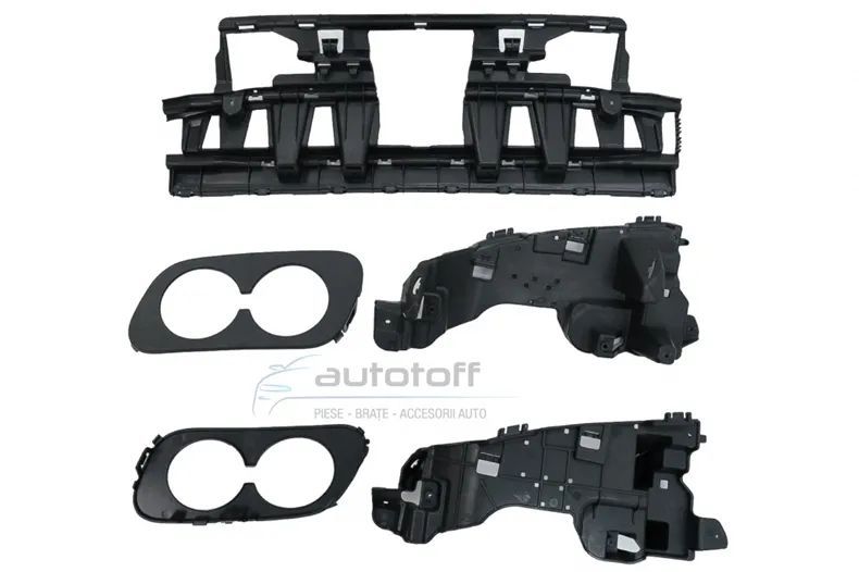 Bara Fata cu Difuzor si ornamente evacuare compatibil cu Mercedes C-Class W205 S205 (2014-2020) C63 Design