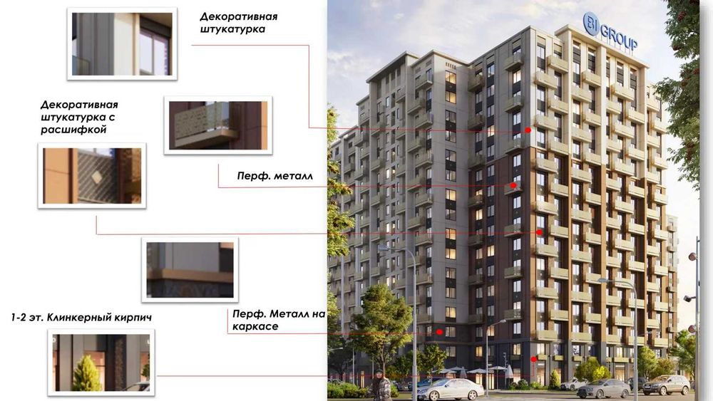 Уютная 1-комнатная квартира 36.97 м² в новом ЖК! (ГА)
