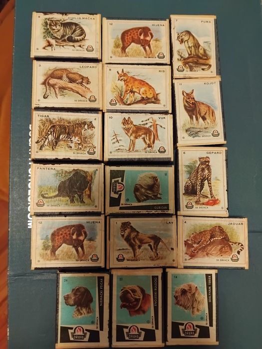 Колекция от кибритени кутийки от 1960 г.