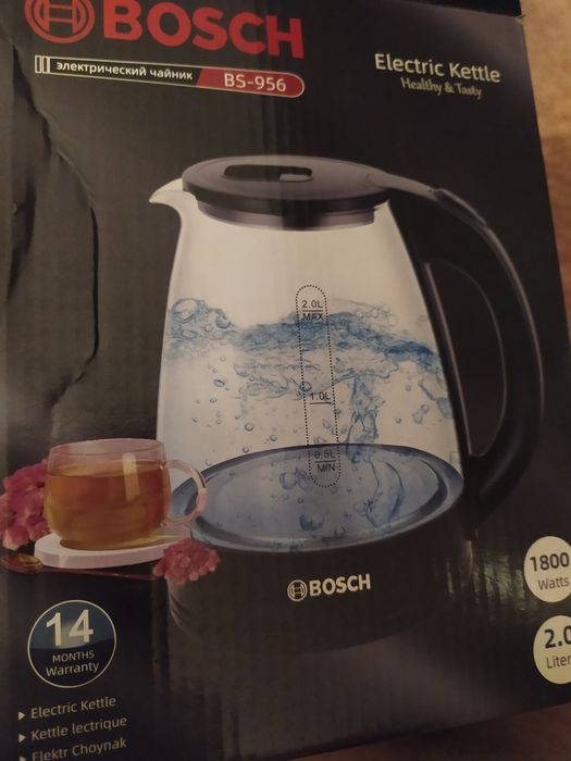 Чайник электрический-2литровый. "ВОSCH". Новый. Надёжный.