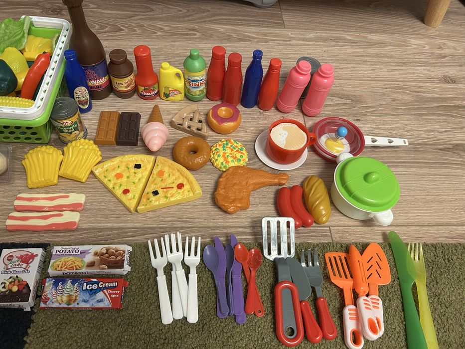 Chiuveta, legume,alimente si accesorii bucatarie copii