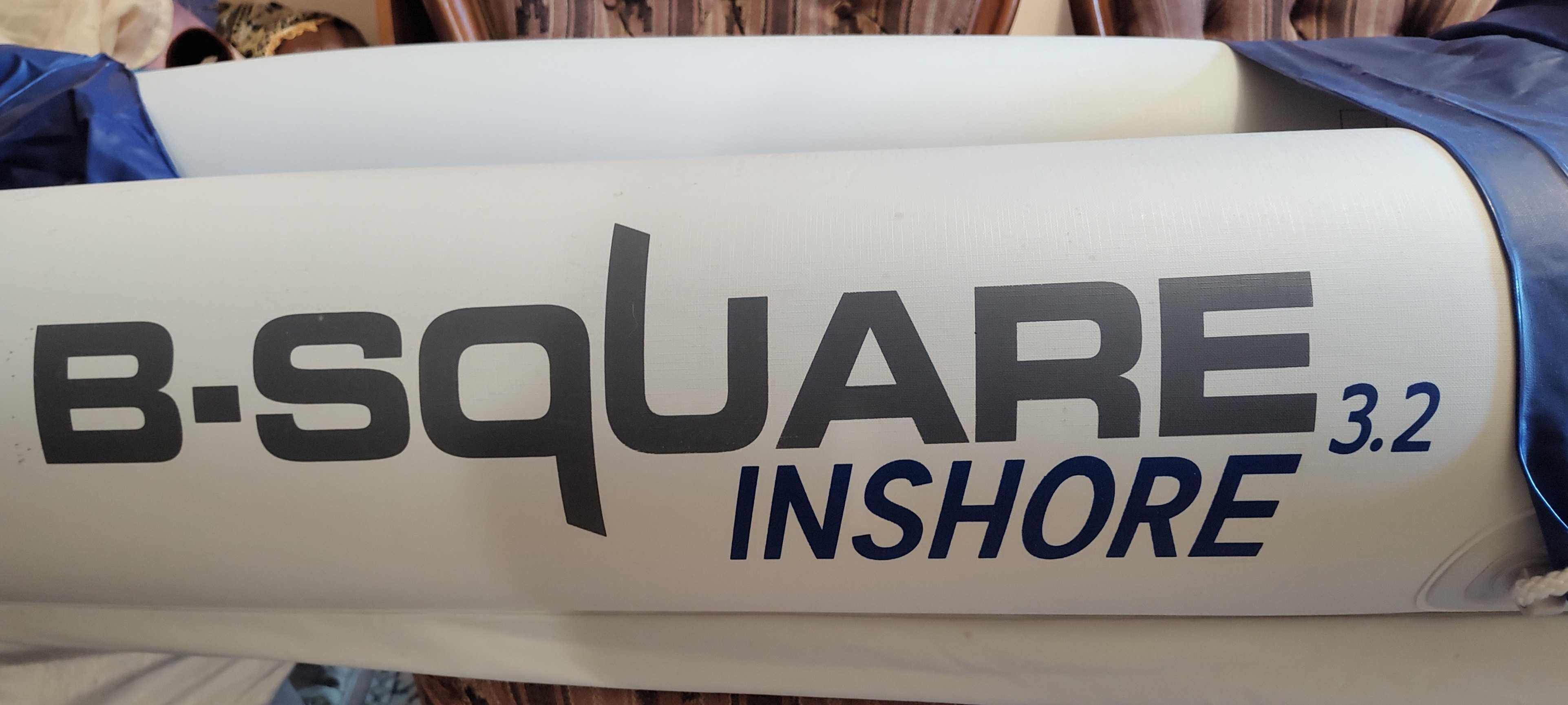 Caiac gonflabil 2 locuri B-Square Inshore 3.2 pt pescuit, agrement apa