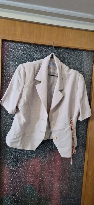 Costum de dama din 3 piese (sacou+maiou+fusta), marimea 44, NOU