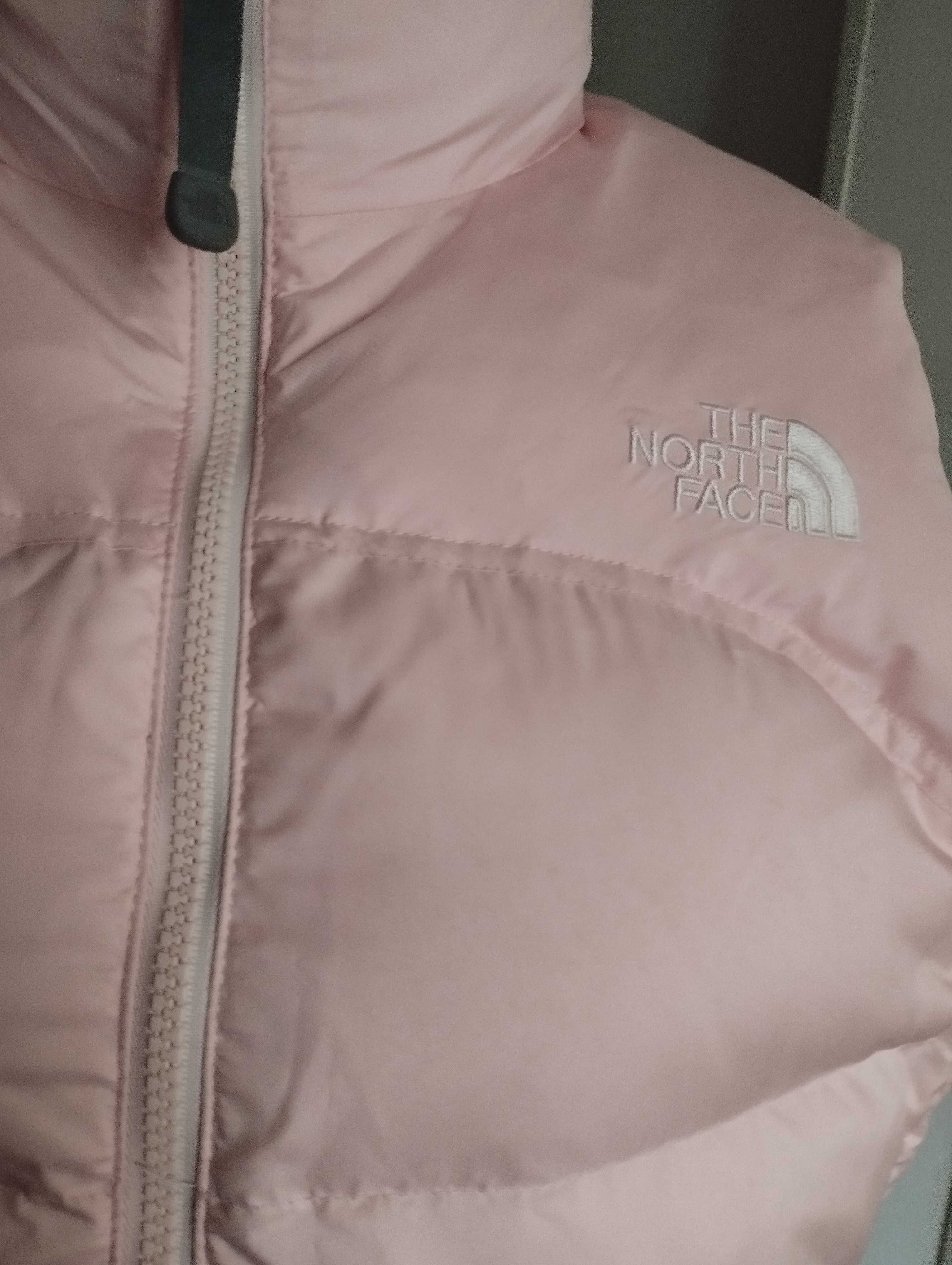 THE NORTH FACE Естествен пух-дамски розов елек