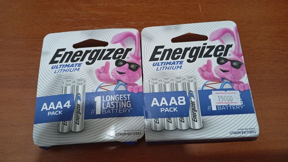 Батарейки (Энерджайзер) Energizer Ultimate Lithium – AAA для GPS Spot