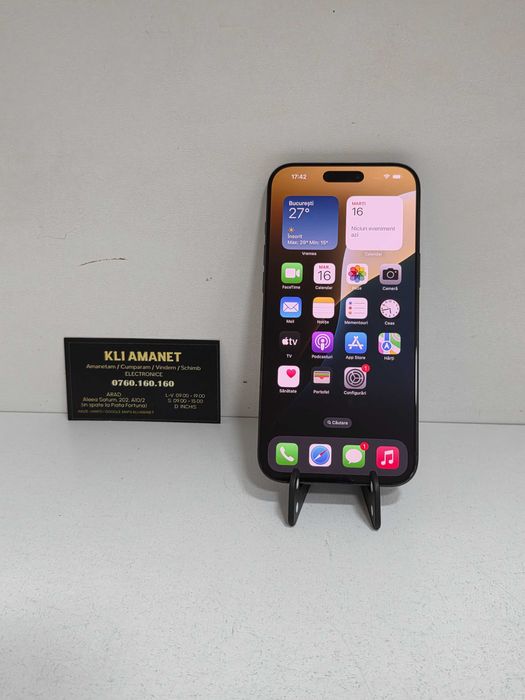 iPhone 16 Pro Max, Garantie - KLI Amanet