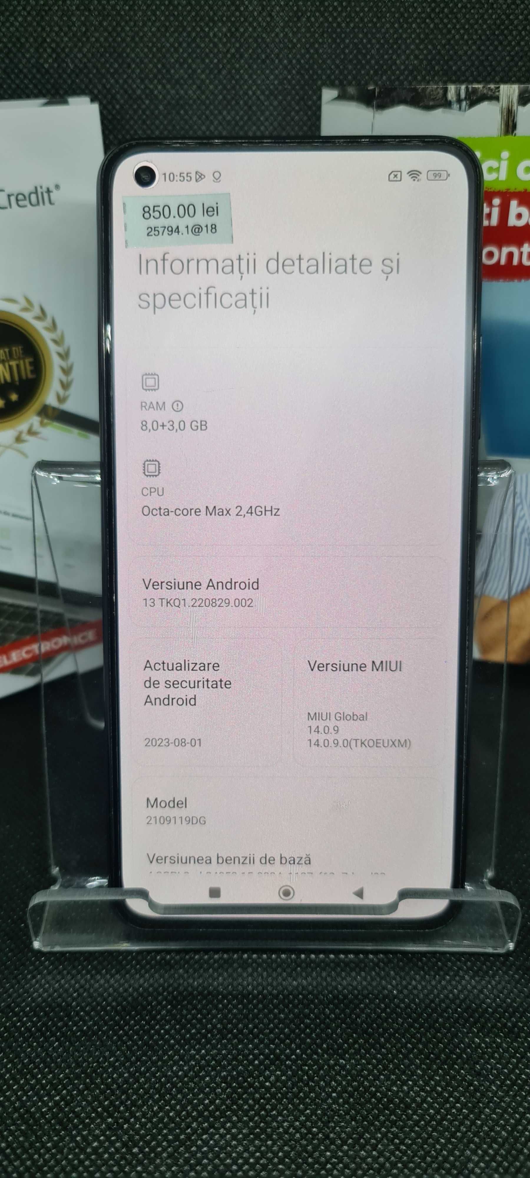 Xiaomi 11 Lite 5G NE (Ag18 Tutora b.25794.1)