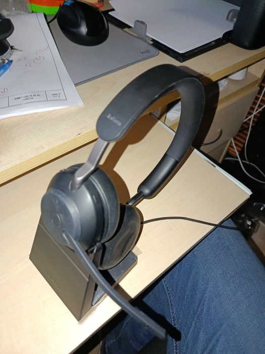 Слушалки Jabra Evolve2 65 с докинг станция, bluetooth BT