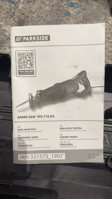 Fierastrau sabie cu fir Parkside