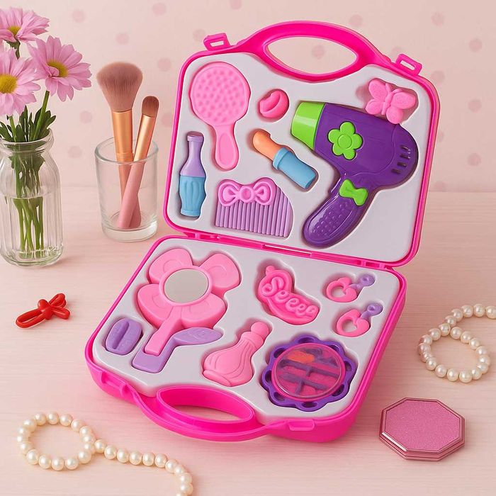 Детски козметичен комплект в куфарче