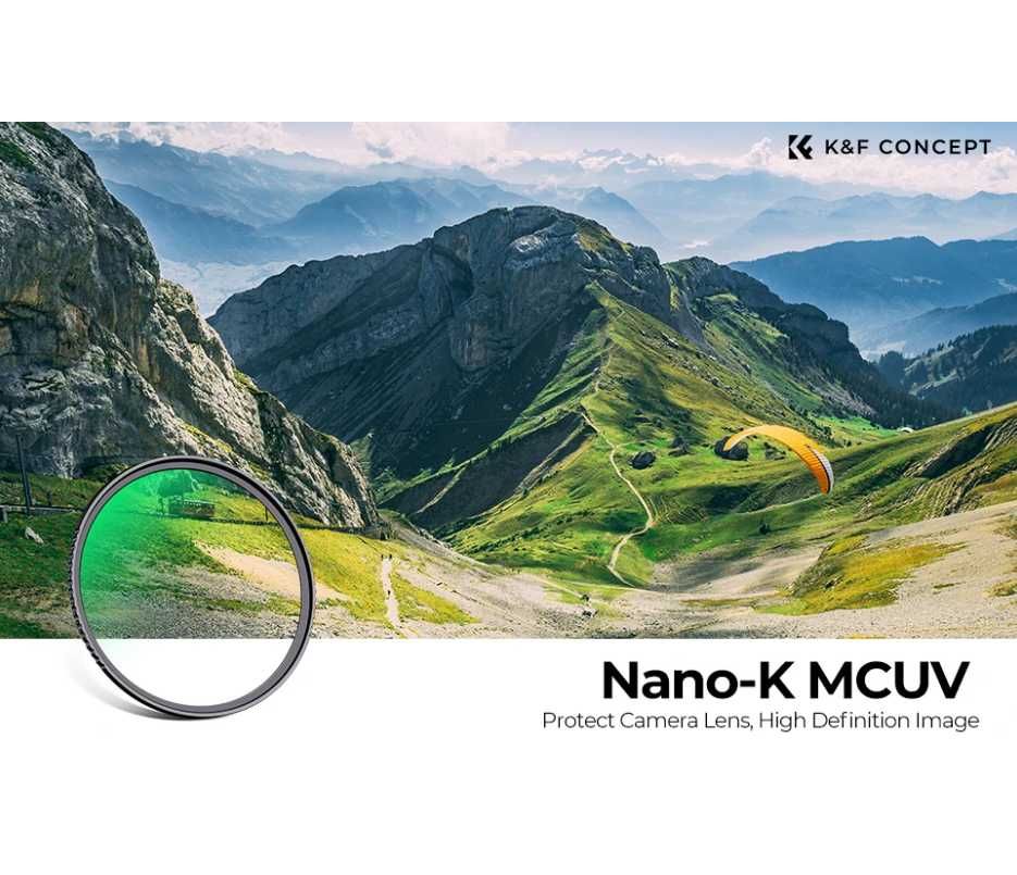 K&F Concept Nano-K UV висококачествен ultra Slim UV филтър