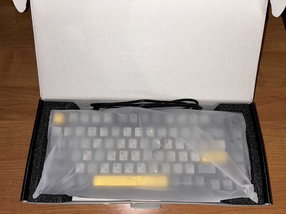 Новая клавиатура Ajazz AK820 серый