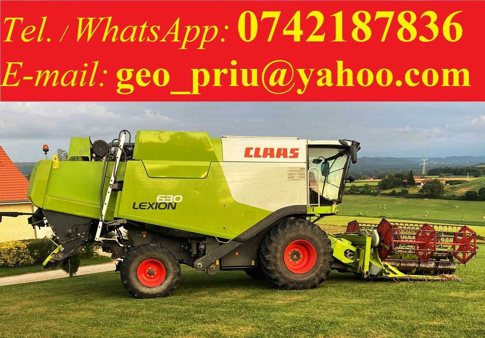 Combina agricola Claas Lexion 630, AC, an 2015. Import direct Franta