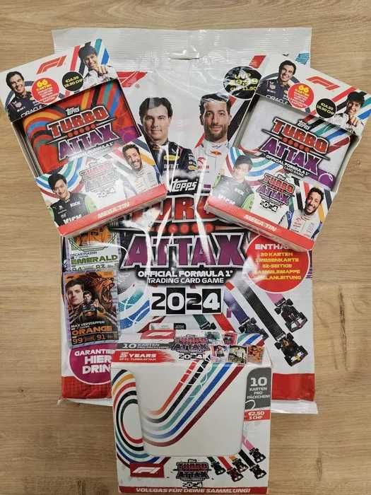 Topps Turbo Attax F1 2024 SET + 5th Аnniversary cards/карти