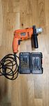 ударна бормашина BLACK & DECKER, 500W, 13мм,  с битове и свредла